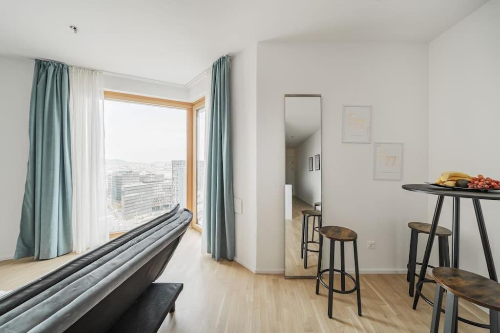 City Sky Studio Mit Balkon Wien Ngoại thất bức ảnh